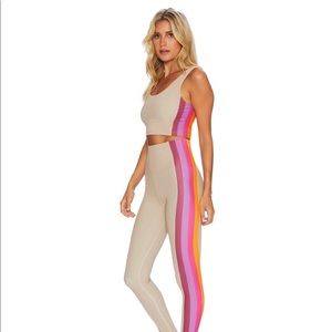 Taupe Sunset Strip Workout Set